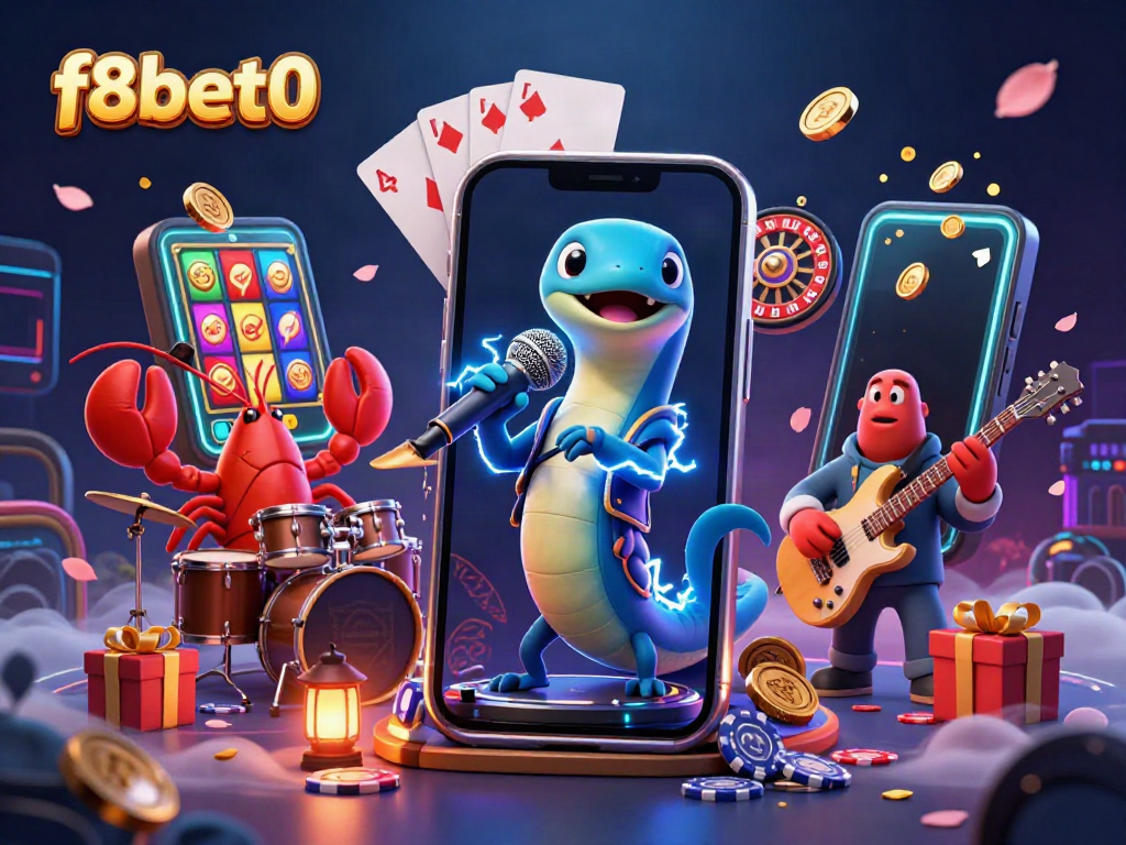 Experience the thrilling f8bet0 undersea casino with an electric eel DJ, lobster drummer, and seahorse guitarist.