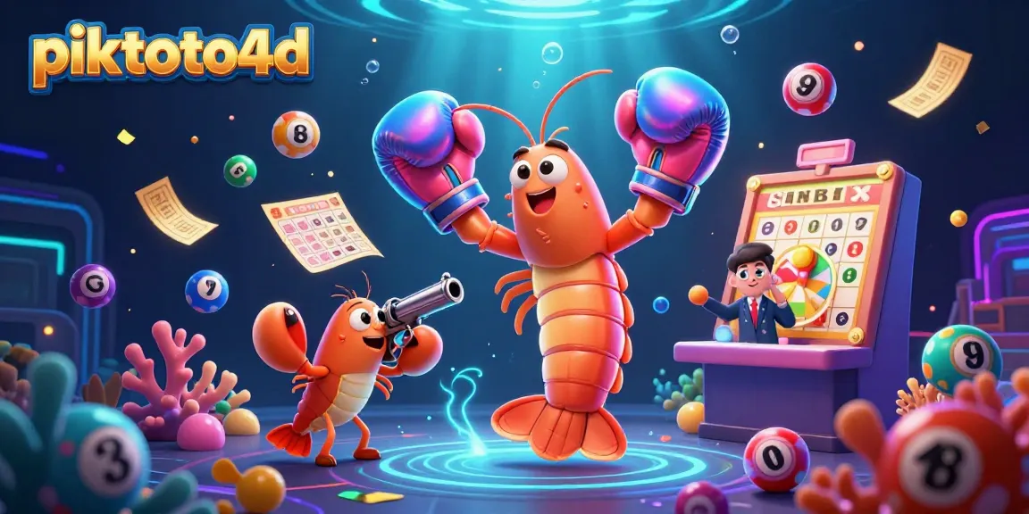 Engage with piktoto4d's exciting digital illustration showcasing vibrant lottery gameplay with dynamic characters.