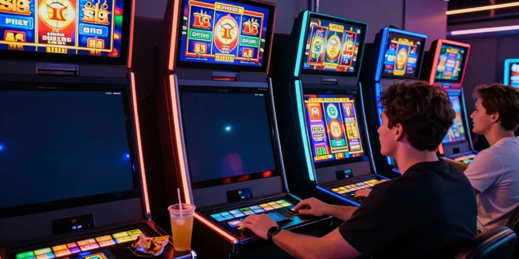 Pengalaman bermain slot yang seru di rumah dengan mesin slot digital.
