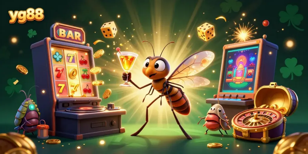 Experience the exciting world of yg88 with a vibrant casino mascot and dynamic game elements.