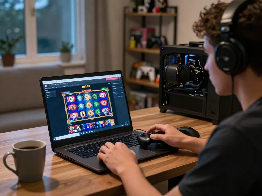 Experience the thrill of slot88 gaming in a cozy home setting.