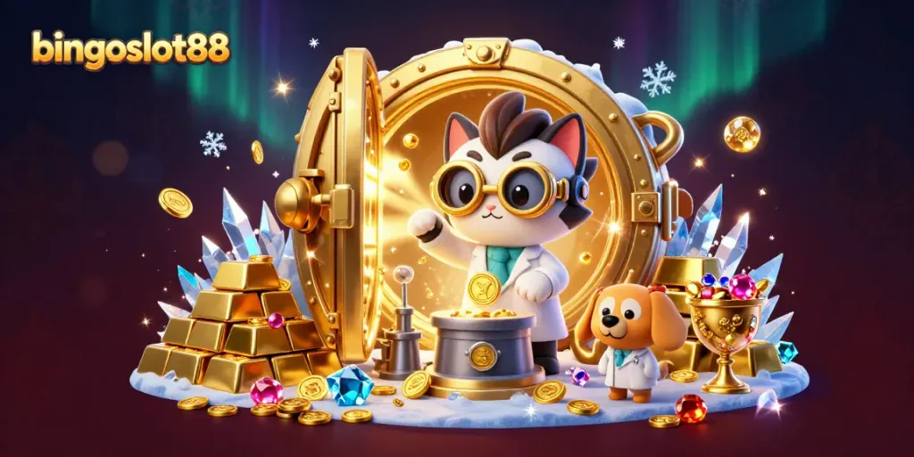 BINGOSLOT88: Permainan slot yang menarik dengan karakter unik dalam suasana berkilau