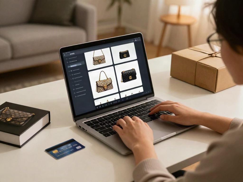 Buy Replica Online - Shop premium replica designer bags and shoes with ease in this inviting e-commerce environment.
