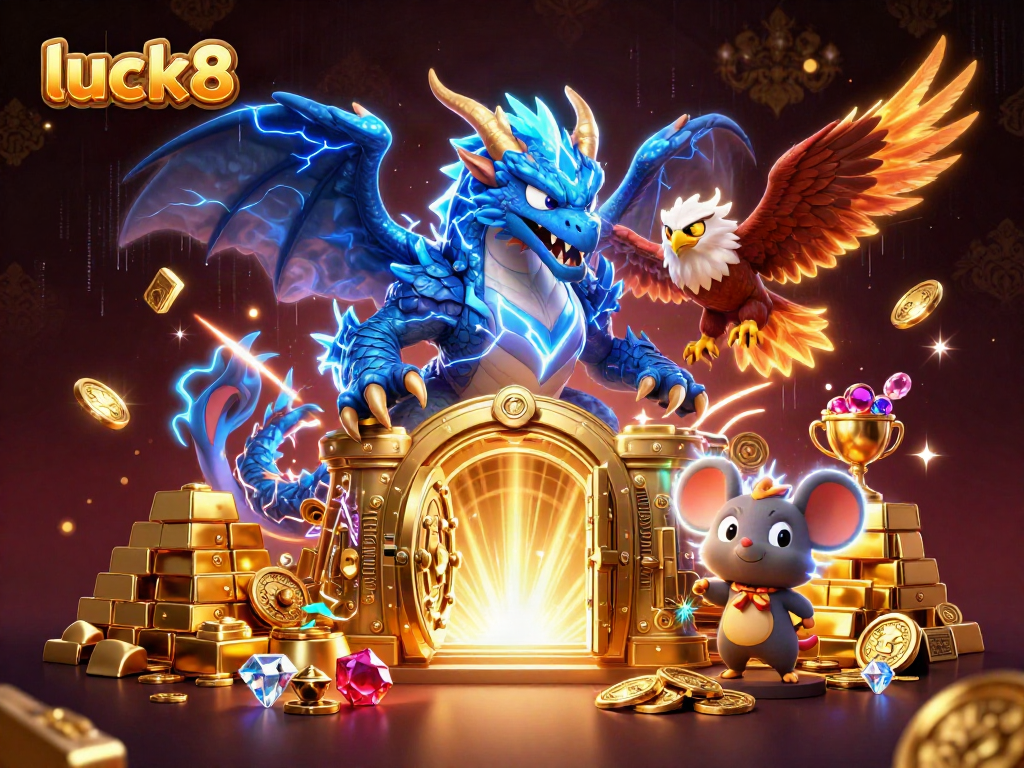 Experience the thrill of luck8 in vibrant casino adventures featuring mythical creatures.