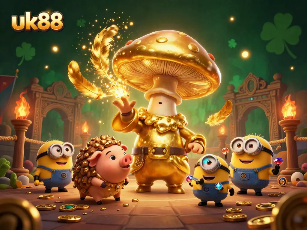 Win amazing bonuses and play thrilling games at uk88 casino with vibrant 3D illustration