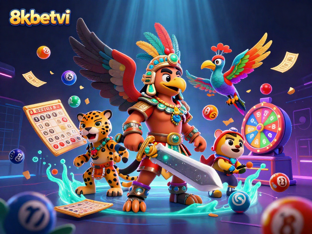 Experience vibrant gaming excitement with 8xbetvi, showcasing thrilling lottery action and dynamic visuals.