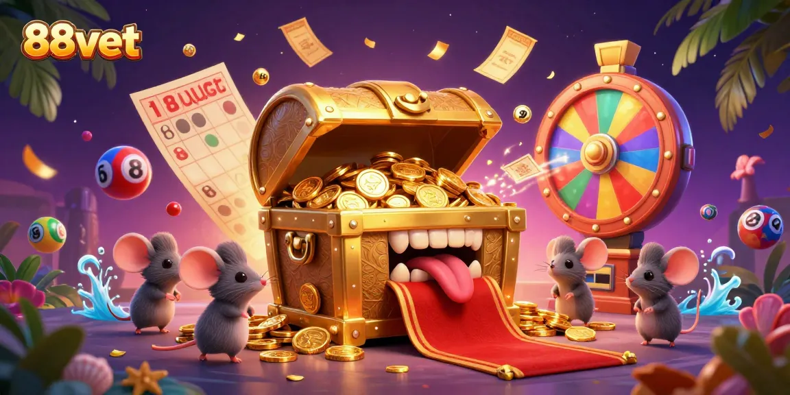Engage in thrilling excitement with 88vbet as mice are lured to treasure surrounded by dynamic lottery elements.