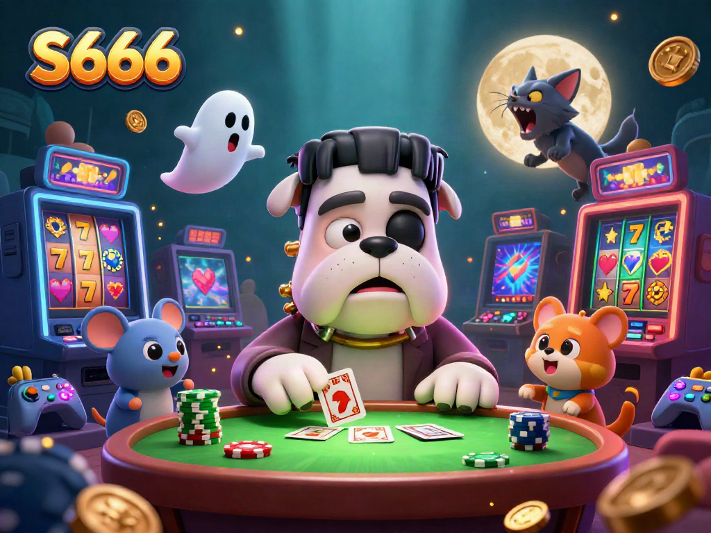 S666 unleashes thrills at the casino with card dealing Frankenstein and adventures in vivid gameplay.