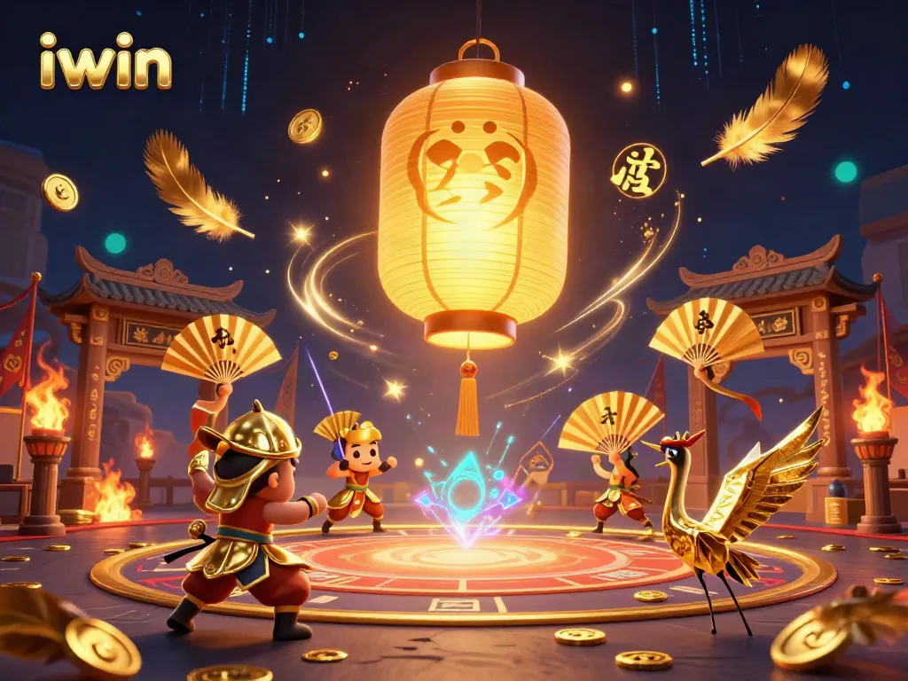 Join the fun with iwin at a vibrant casino, featuring unique characters and dynamic gambling elements.