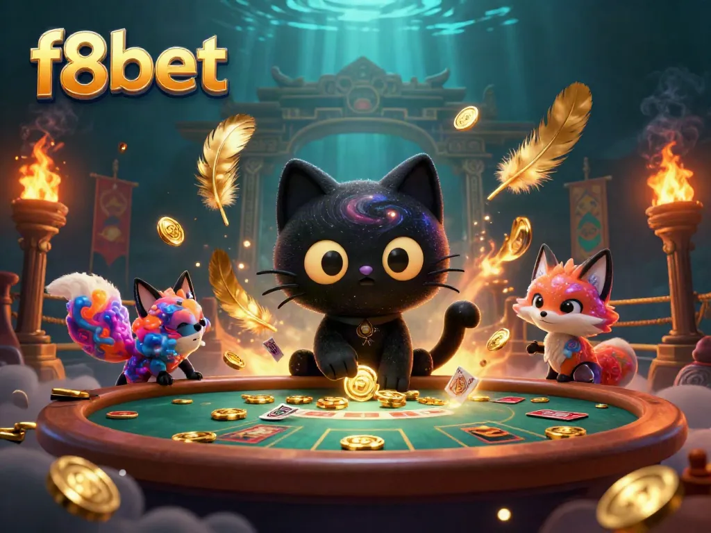 Experience vibrant gameplay with the f8bet black hole cat at a cosmic casino.