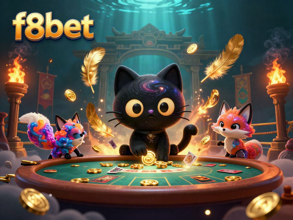 Experience vibrant gameplay with the f8bet black hole cat at a cosmic casino.
