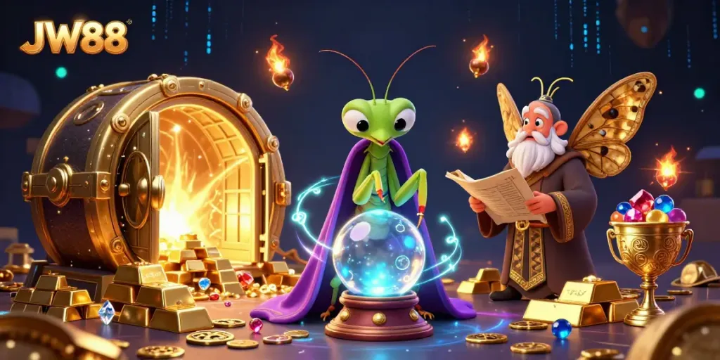 Experience thrilling fortune-telling and treasure-seeking adventures at JW88 online casino.