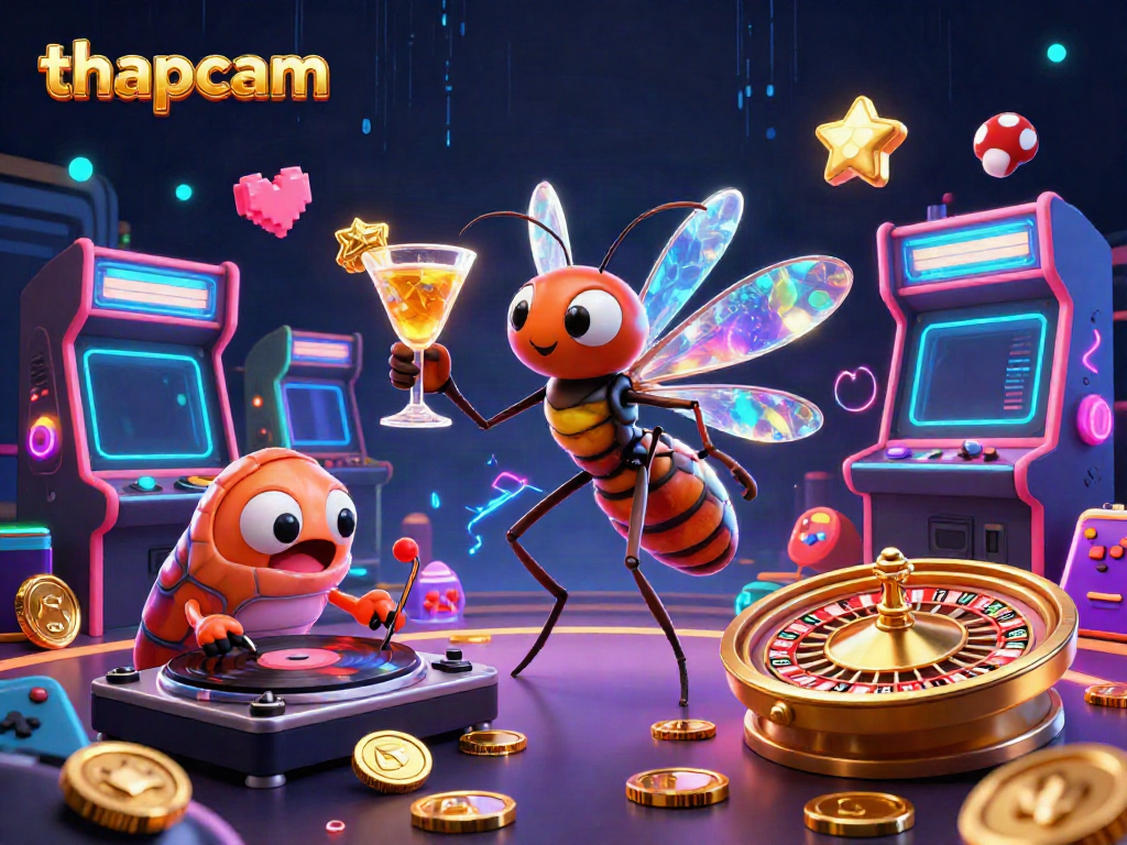 thapcam brings excitement to the casino scene with vibrant golden roulette and colorful gaming elements.