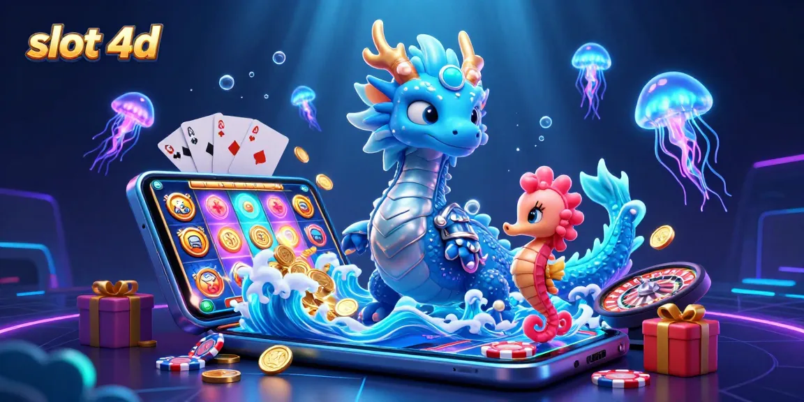 Menangkan slot 4d dengan karakter naga air dan ksatria kuda laut di antara elemen slot menarik.