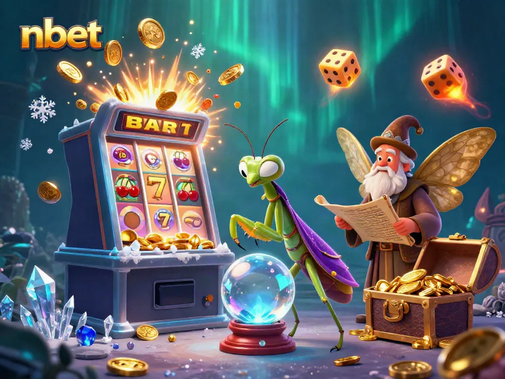 Experience thrilling nbet action with a mystical fortune teller, ancient librarian, and vibrant jackpots!