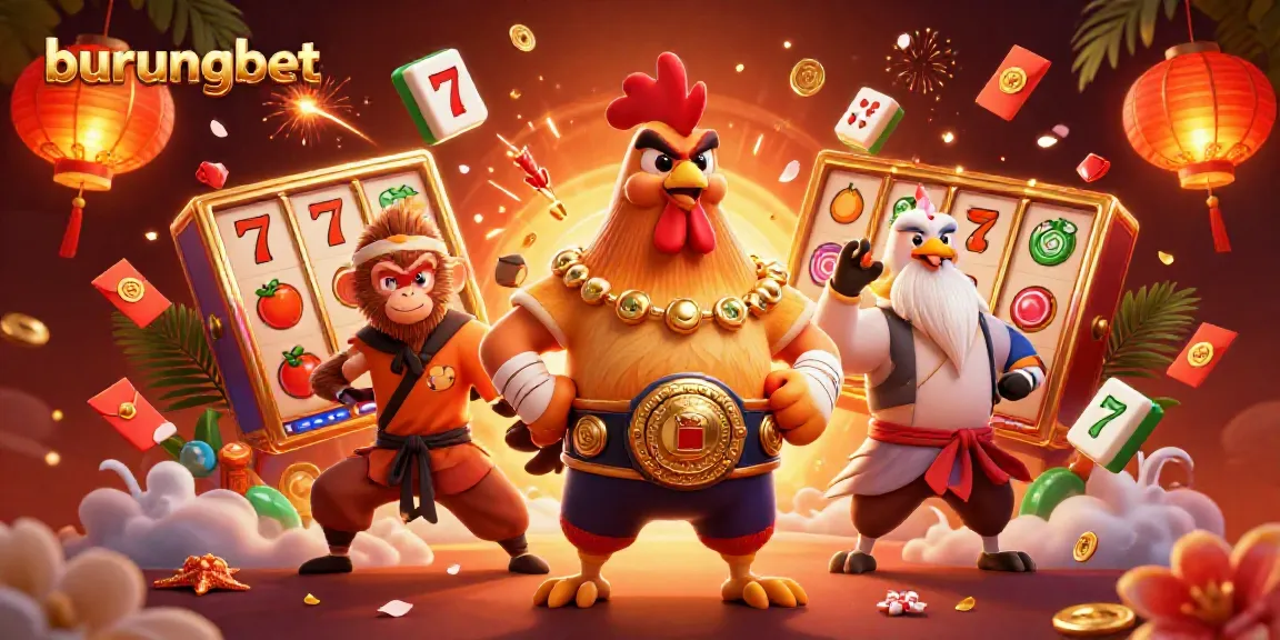 Experience thrilling gaming with burungbet's vibrant casino atmosphere and dynamic characters.