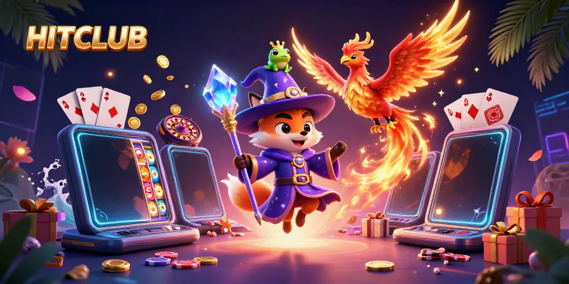 Engage in thrilling games at HITCLUB with vibrant slot graphics and enchanting characters.