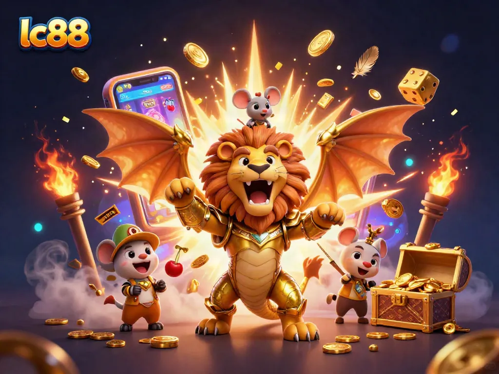Win exciting jackpots at lc88 with a dynamic 3D slot gaming experience featuring vibrant characters and rich treasures.