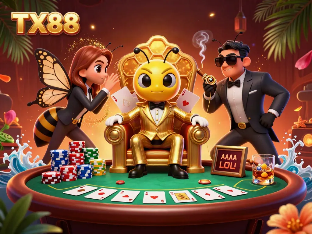 Experience the excitement of TX88's casino world with dynamic characters and rich gaming elements.