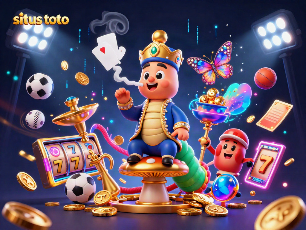 Menangkan permainan di situs toto dengan tokoh unik dan simbol keberuntungan pada gambar 3D yang menarik.