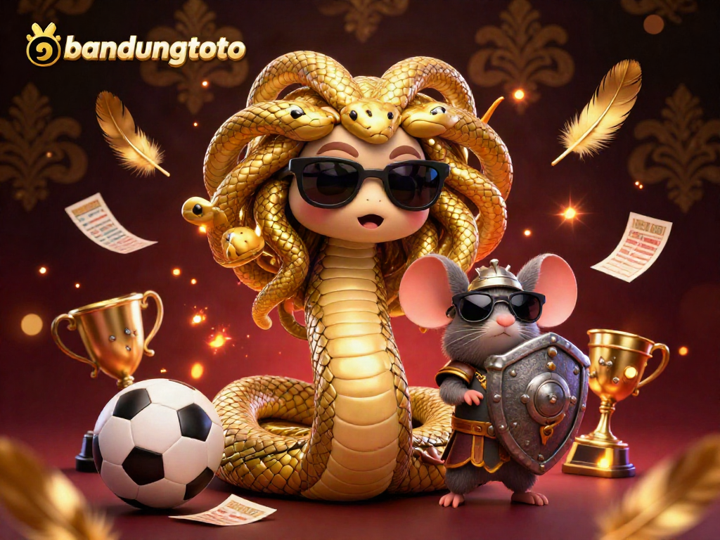 Experience vibrant gameplay with the friendly Medusa and warrior mouse in the bandungtoto online casino.