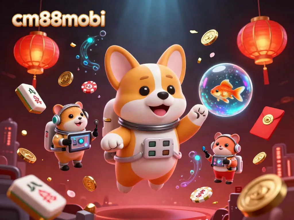 Experience the excitement at cm88mobi casino with our vibrant 3D space casino theme.