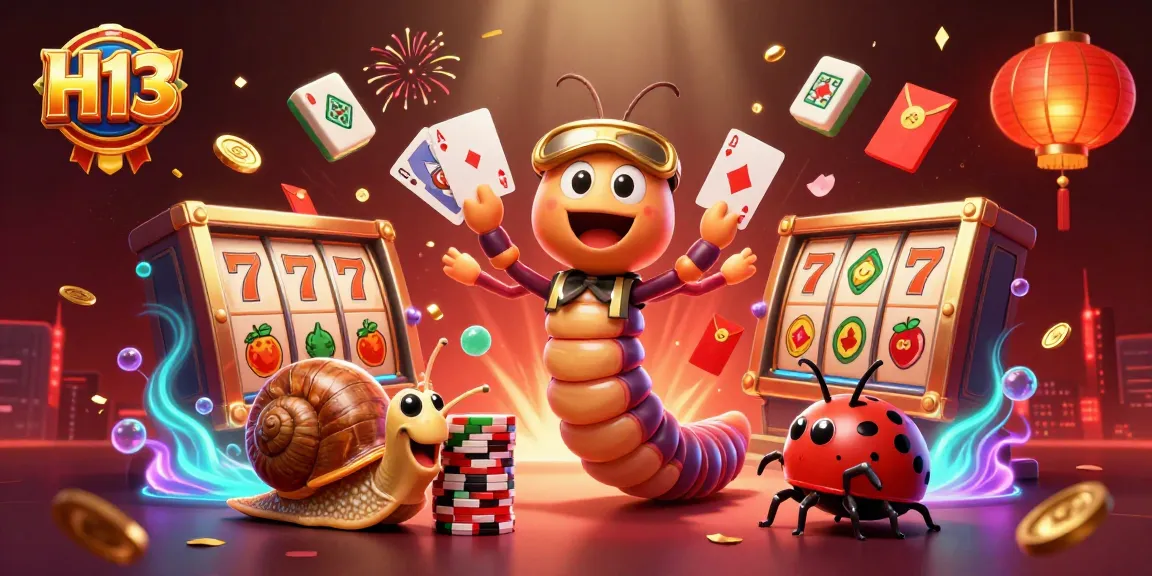 H13 heads to the casino table with a whimsical dealer and high-roller characters for an exciting game.